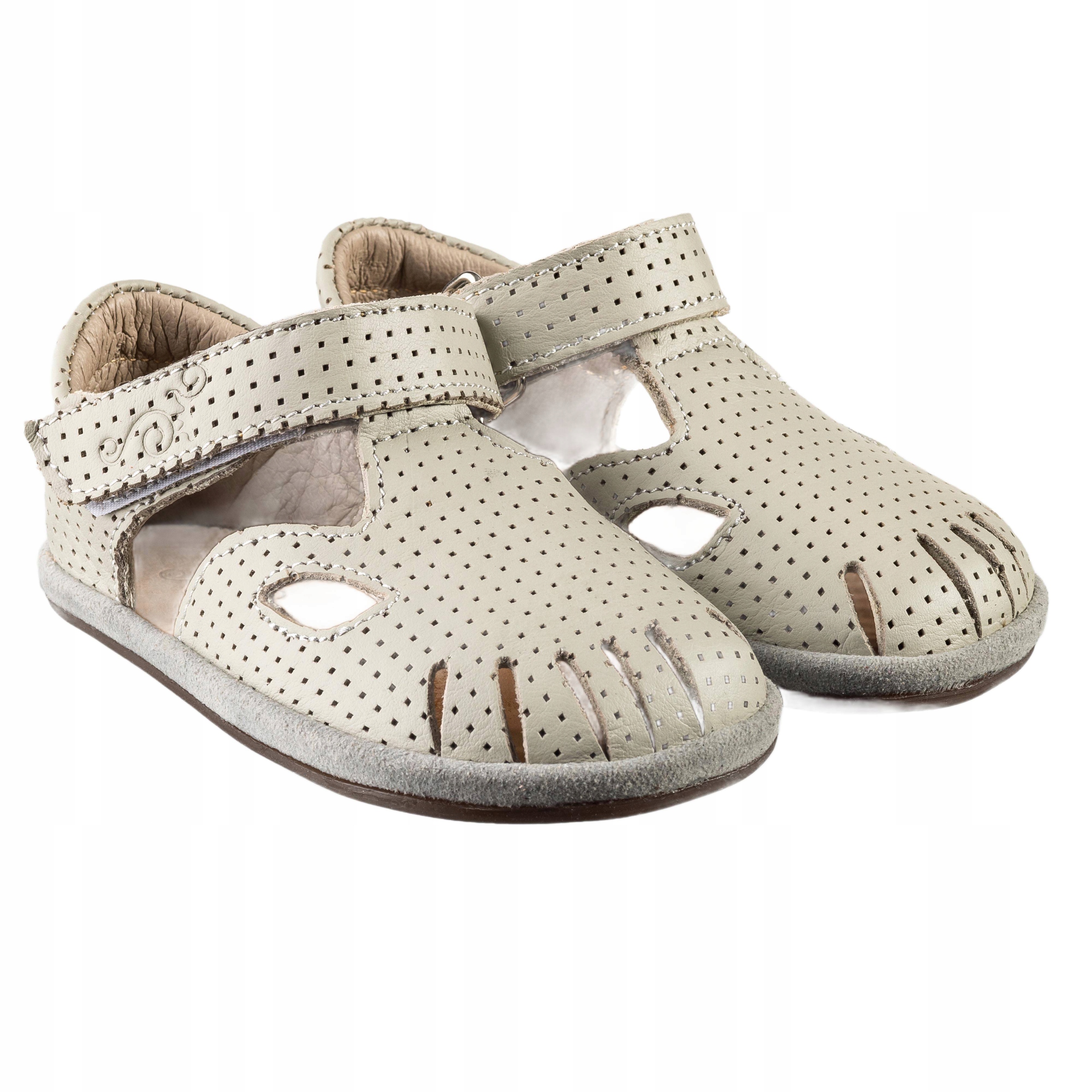 Sandały barefoot dla dzieci Lilo Gray Dot 20 Eu Magical Shoes