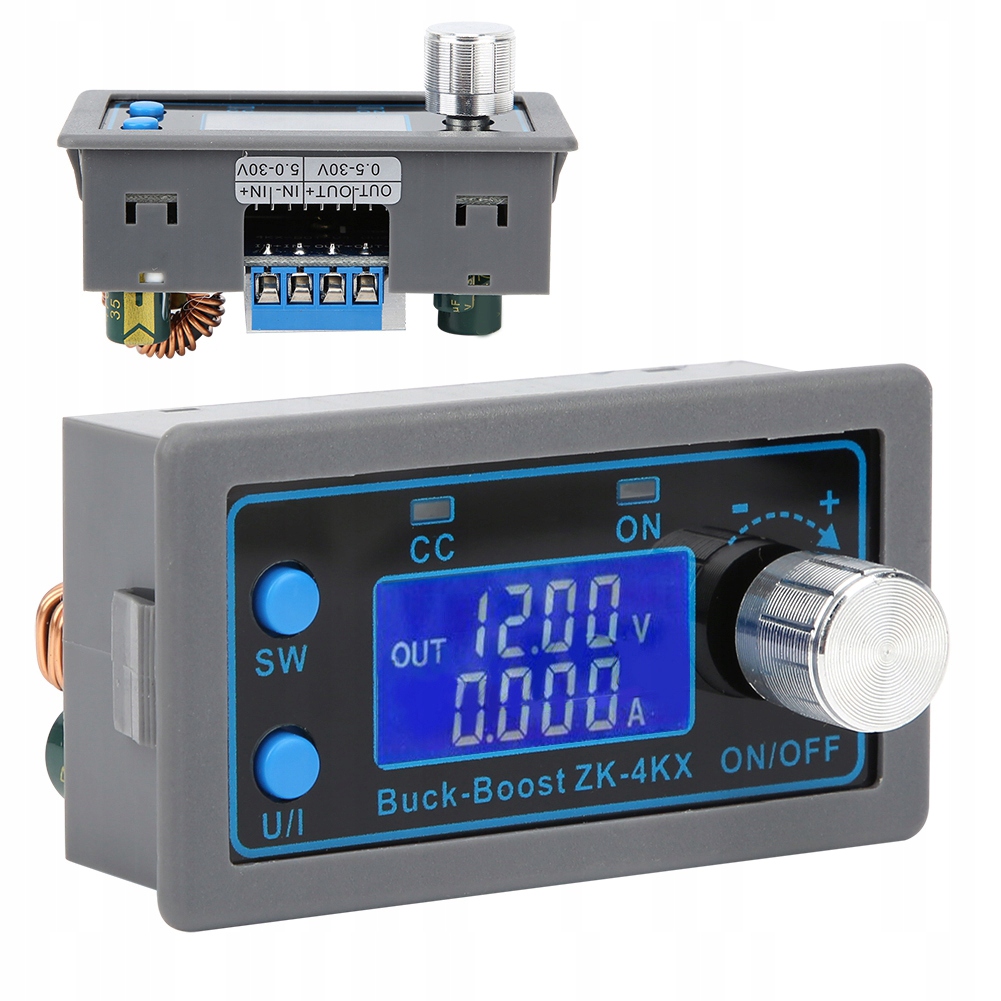 ПРЕОБРАЗОВАТЕЛЬ НАПРЯЖЕНИЯ 0.5-30V 4A DC-DC LCD