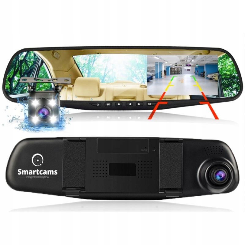 REJESTRATOR KAMERA COFANIA W RAMCE LUSTERKO HSJ220 Model HSJ220