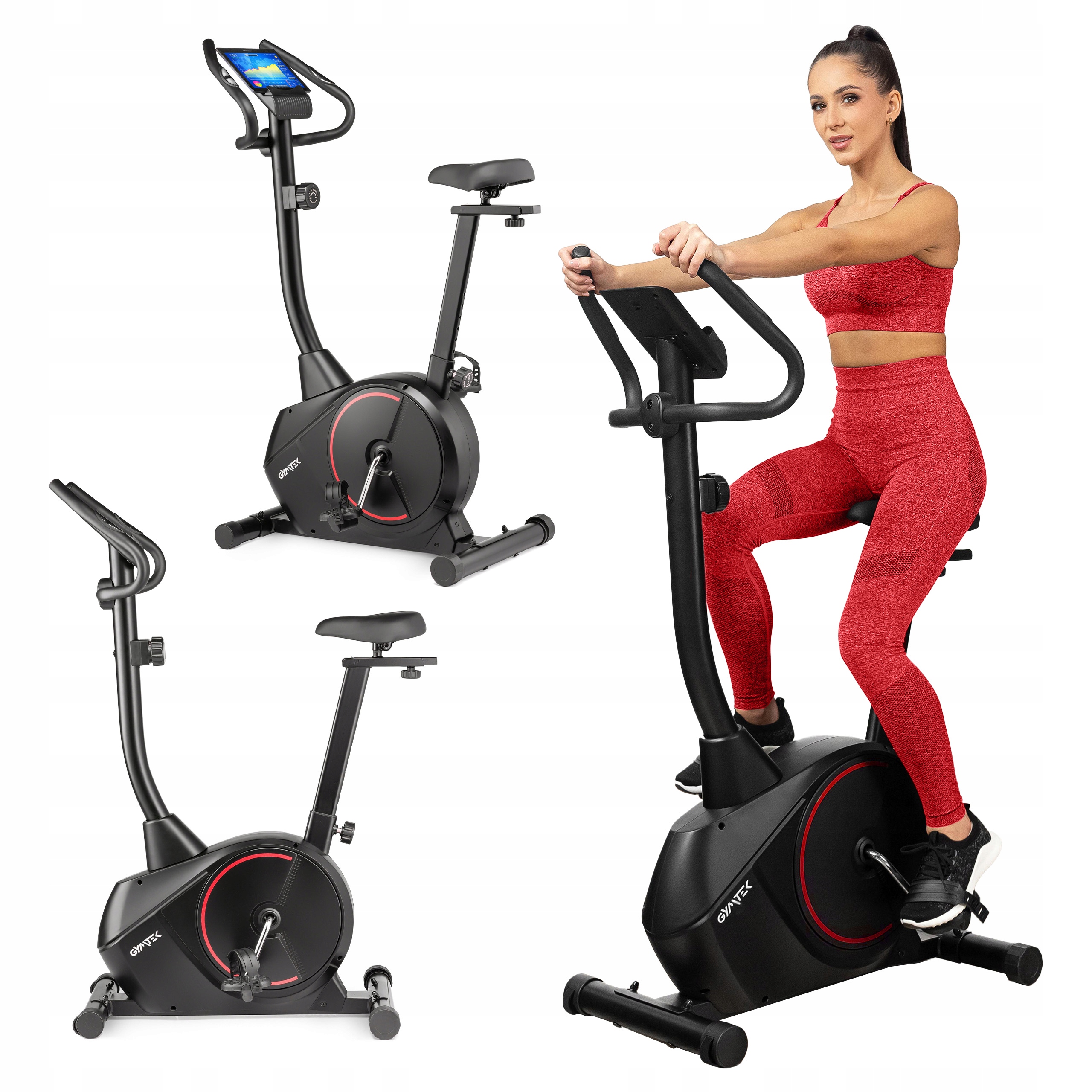 Rower Stacjonarny Magnetyczny Rowerek Treningowy Fitness XB1500 Gymtek