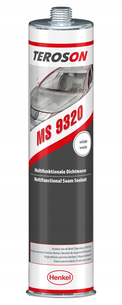 Teroson Ms 9320 Masa Natryskowa Biała 300ML, Autoryzowany Dystrybutor