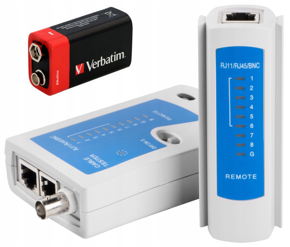 

Tester Kabli Sieciowych RJ45 Lan RJ12 Bnc Utp Ftp