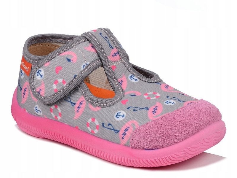 Kapcie, buty dziecięce Milami 226-4FCA-GREY