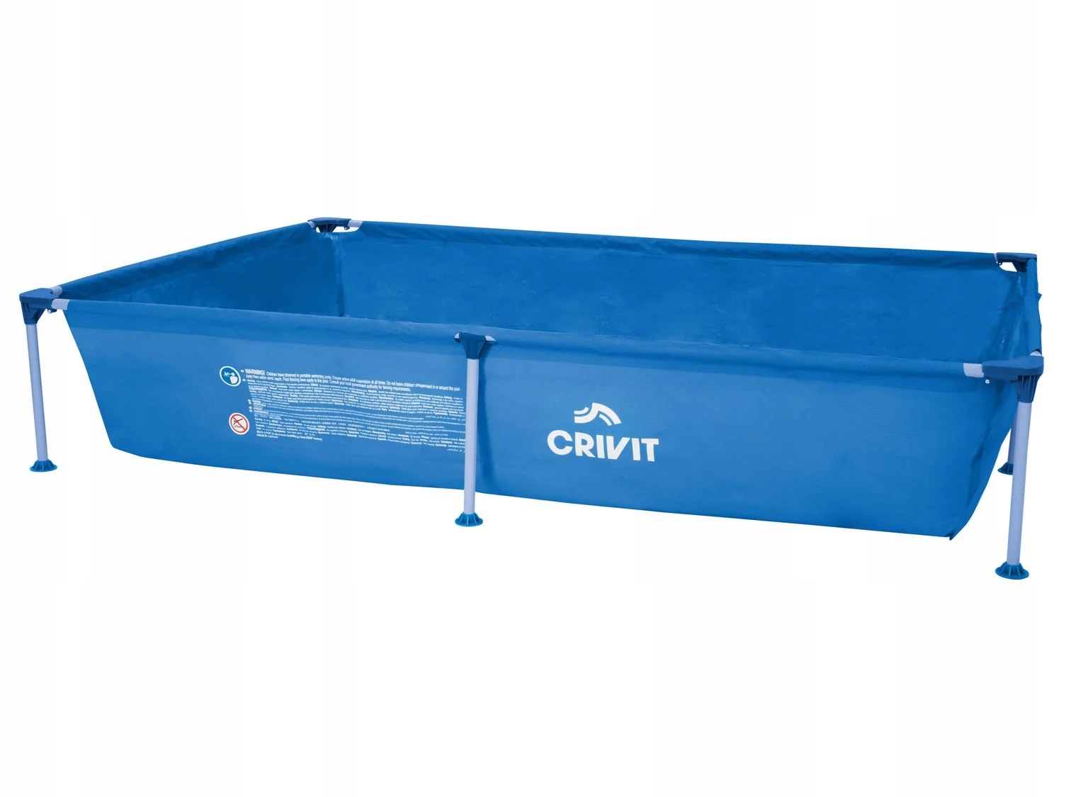 Obdĺžnikový roštový bazén Crivit 228 x 159 cm