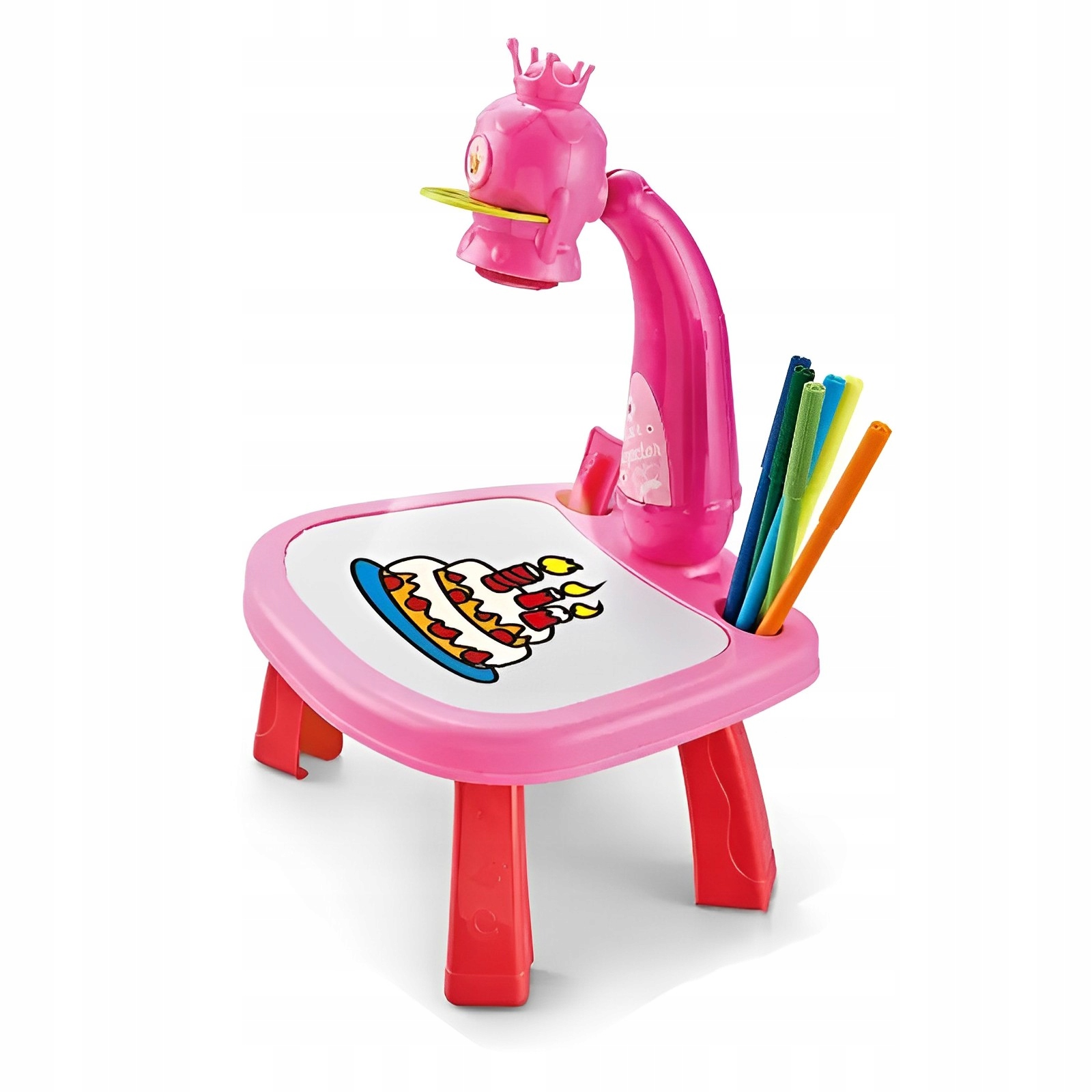 PROJEKTOR RZUTNIK DO NAUKI RYSOWANIA STOLIK RÓŻOWY SZKICOWNIK WZORY MAZAKI EAN (GTIN) 5904158134073