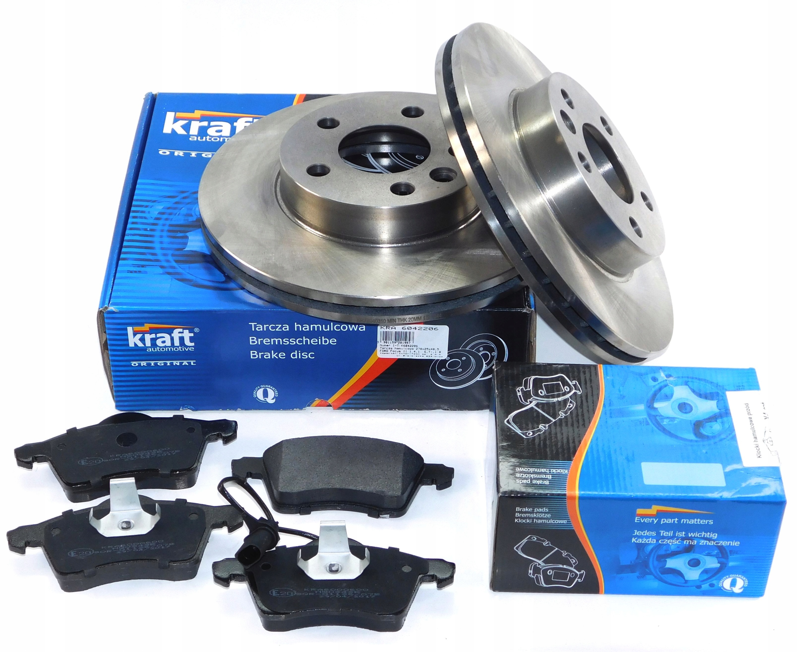 Tarcze + KLOCKI przód VW Transporter T4 1996-2003