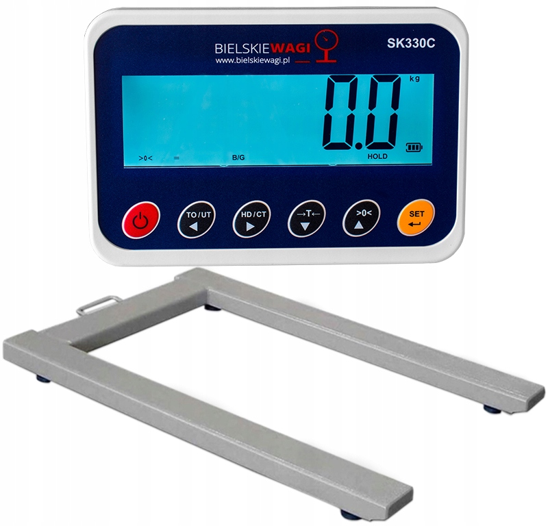 Paletová Váha Na Palety 1500kg/ 200g Přesná Skladová Typ "u" Podkova LCD