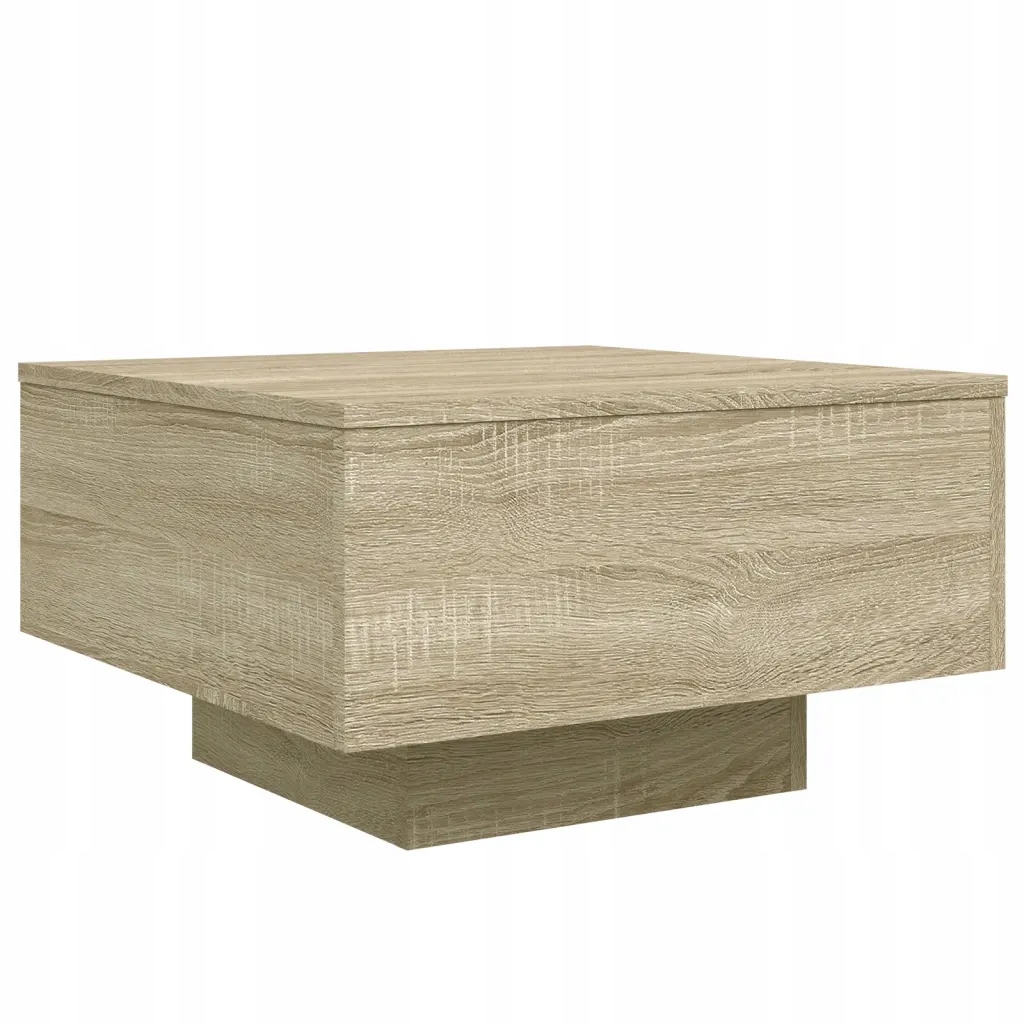 Kávový stolek dub sonoma 55 x 55 x 31 cm, materiál dřevo