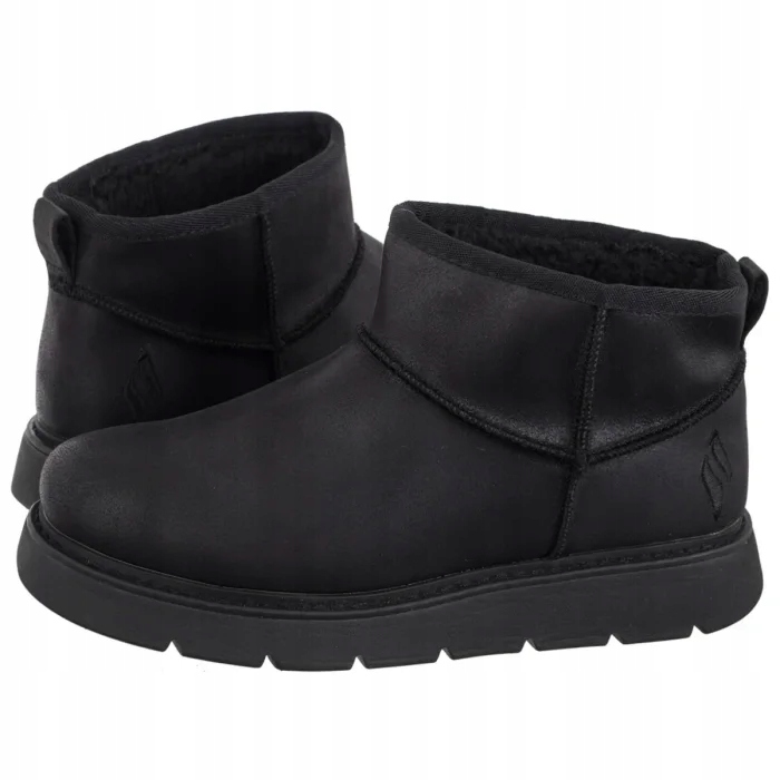 Dámské zimní boty Kotníkové Boty Skechers Keepsakes Lite-Snow Black Černé