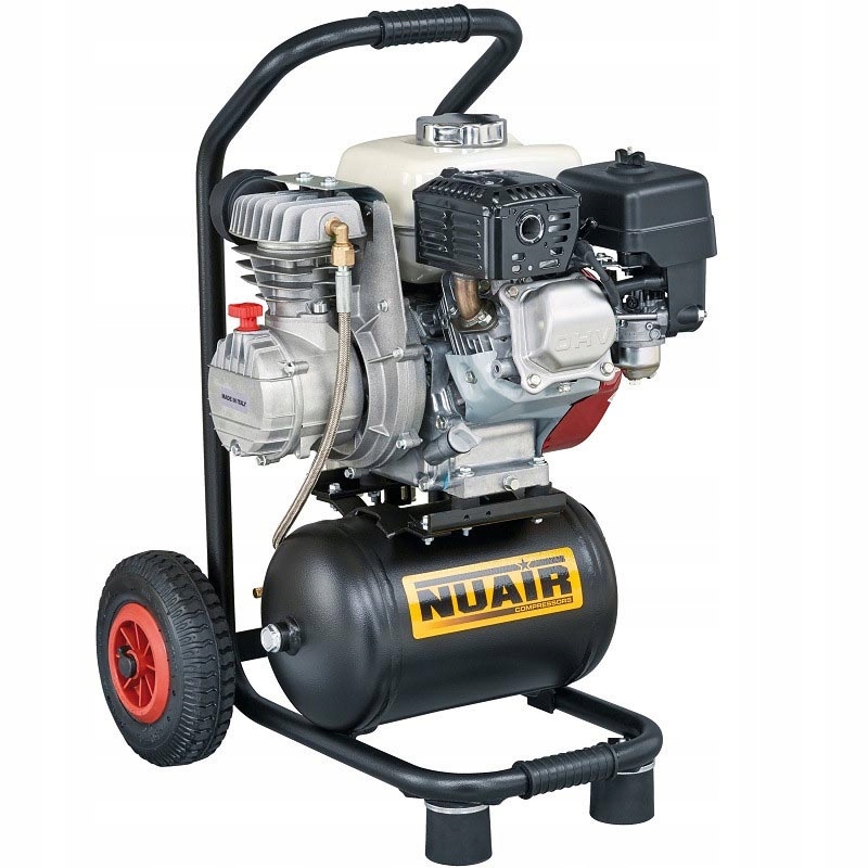 Kompresor olejowy 'NU AIR' 4KM, 3300W, 9,5L, 235L/min, 10 bar, Honda GX120