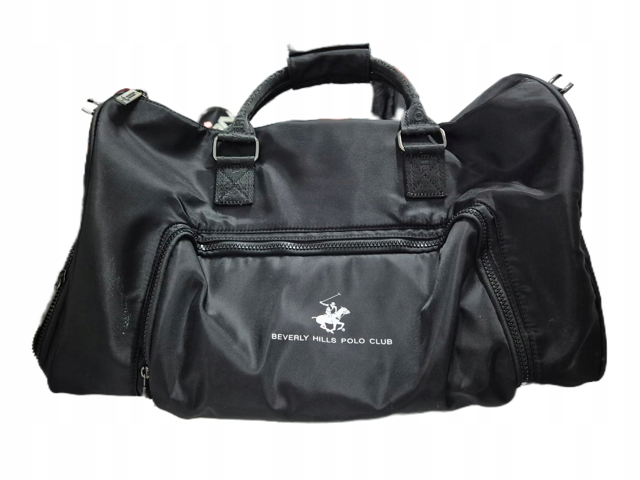Sportovní tréninková taška Beverly Hills Polo Club černá