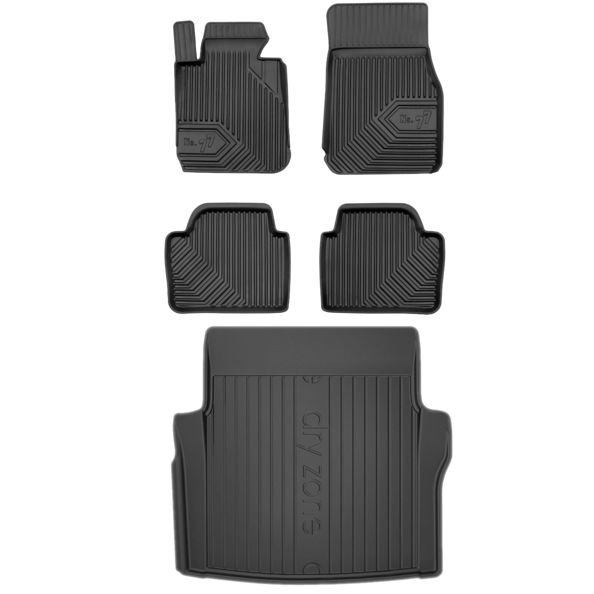 Gumové rohože rohožka do batožinového priestoru Bmw série F30 11-18 Sedan bez Hybridu