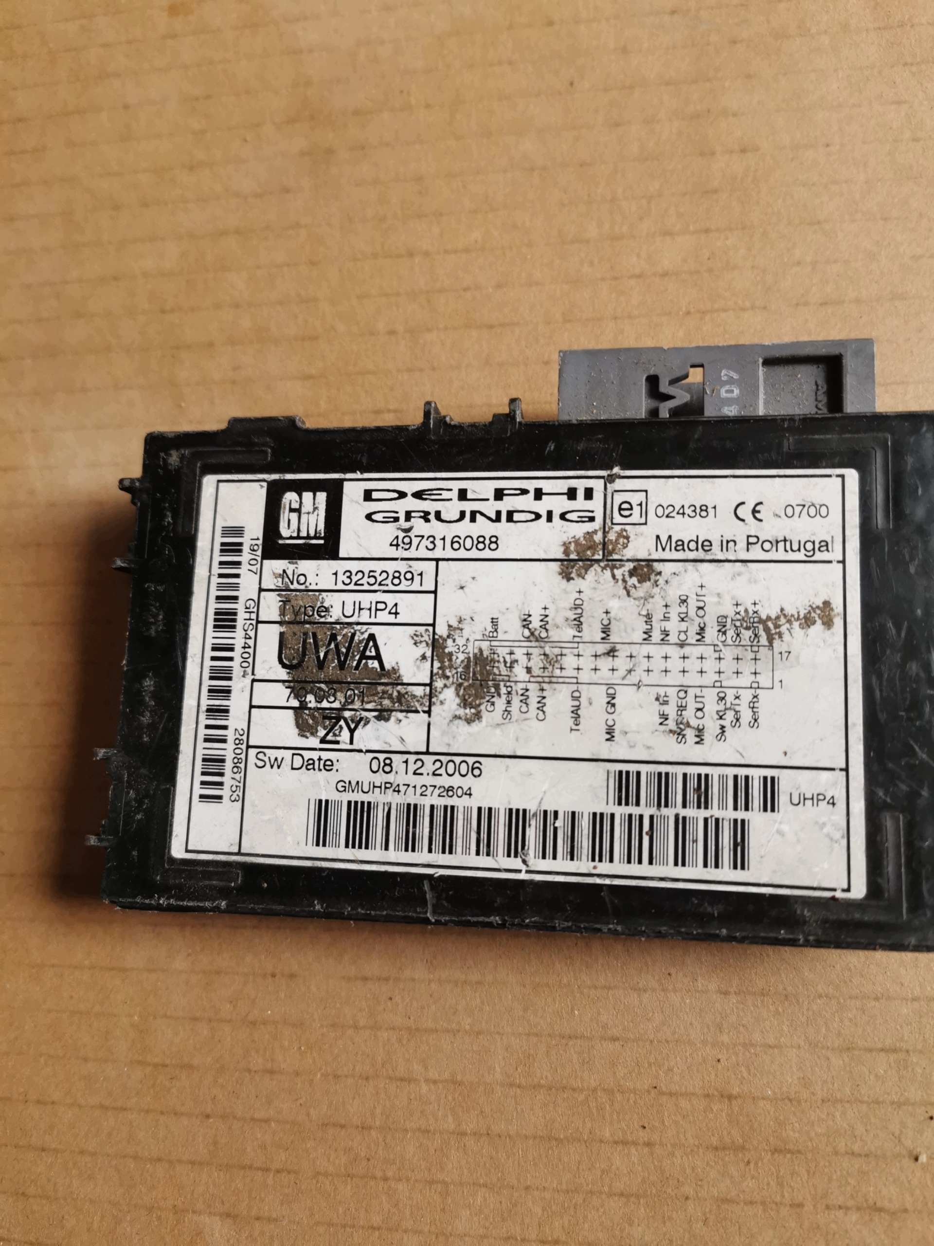 module unité de commande électronique uce navigation SILVERBOX OPEL INSIGNIA II B 39106613 13262891