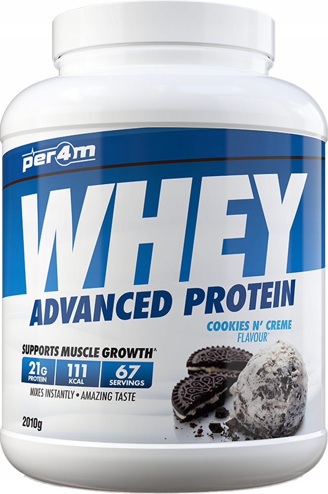 Per4M Whey Advanced Protein Cookies Cream 2010 g – hustá protein