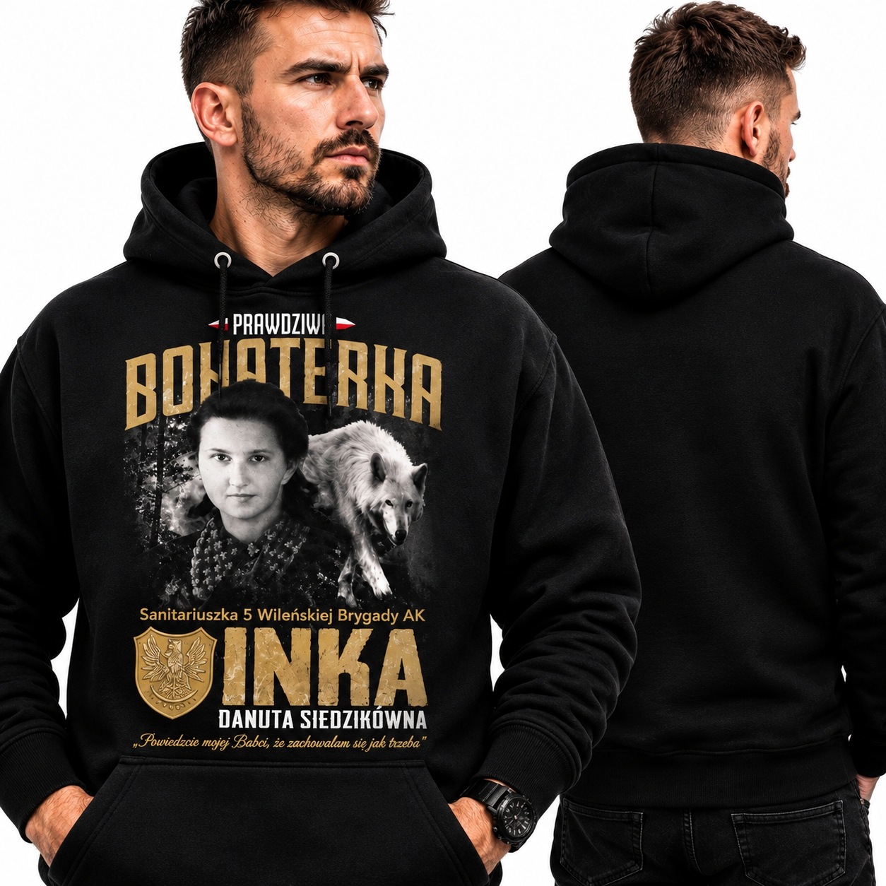 Mikina s kapucí Inka vel. L