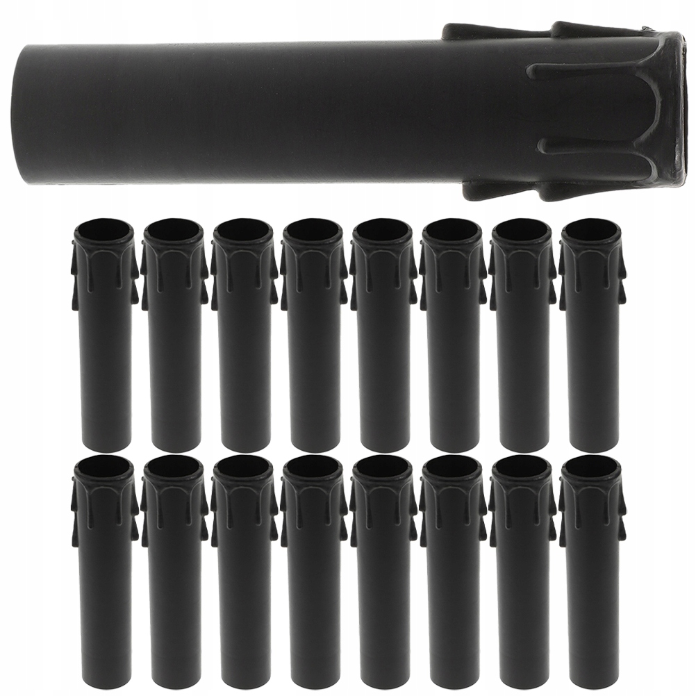 OSŁONY NA GNIAZDO ŚWIATŁA ŻYRANDOLA PLASTIKOWE OSŁONY NA ŚWIECZKI Liczba elementów w zestawie 0