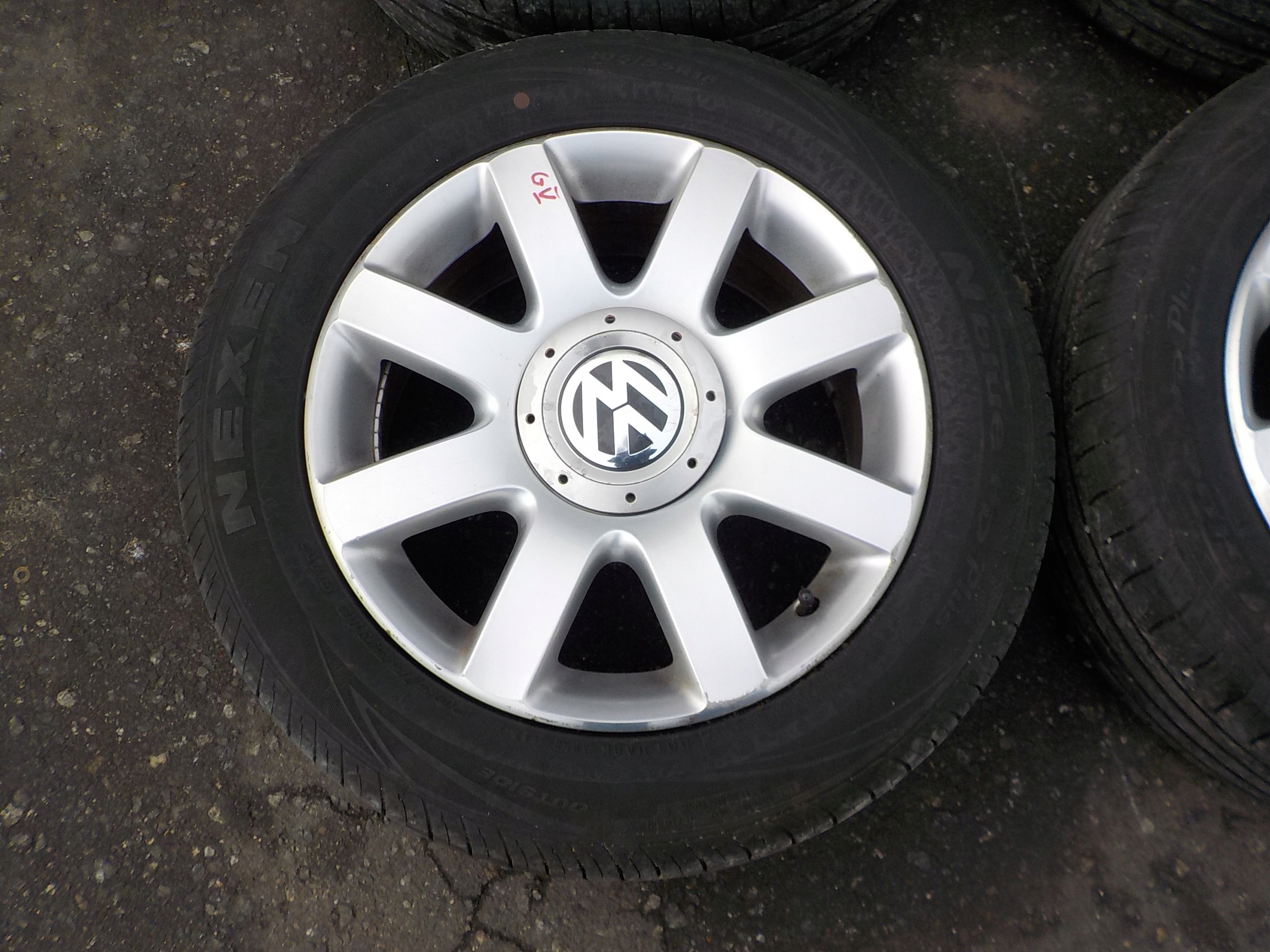 discs aluminium 16'' vw golf V 1K0601025R