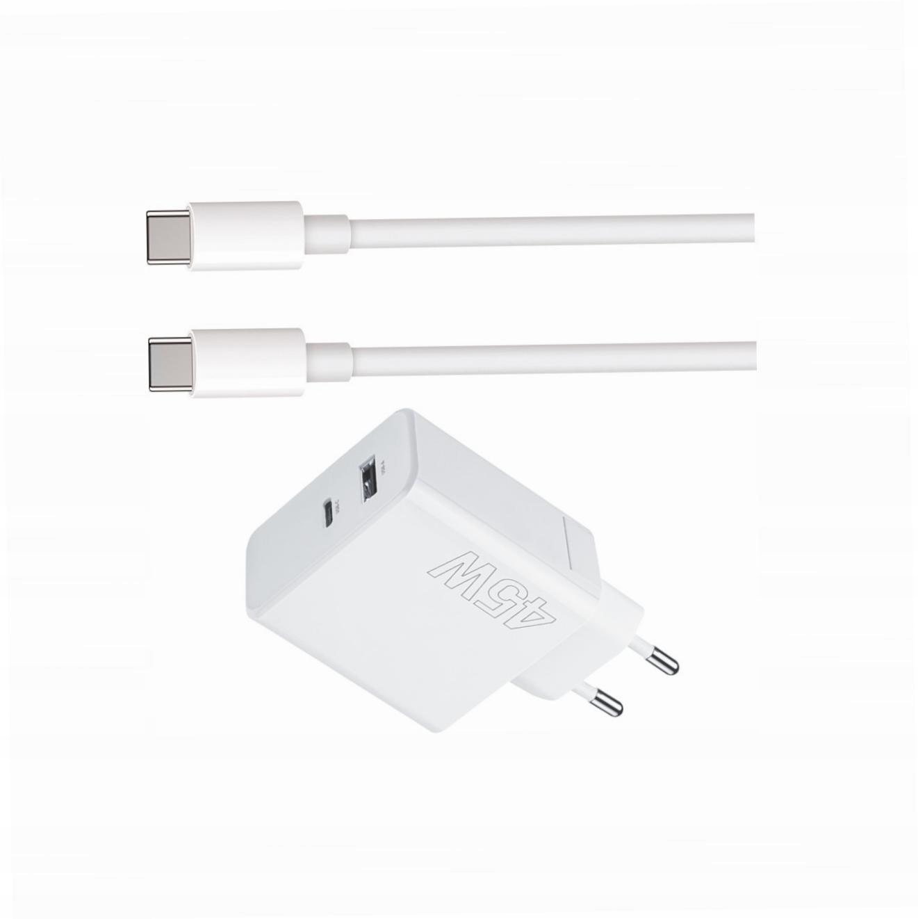 Szybka ładowarka 45W z kablem 1m 2 wejścia do Samsung Galaxy M51