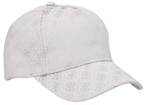 Guess Logovaná Kšiltovka Baseballcap Baseballová Kšiltovka Krémová, Nastavitelná