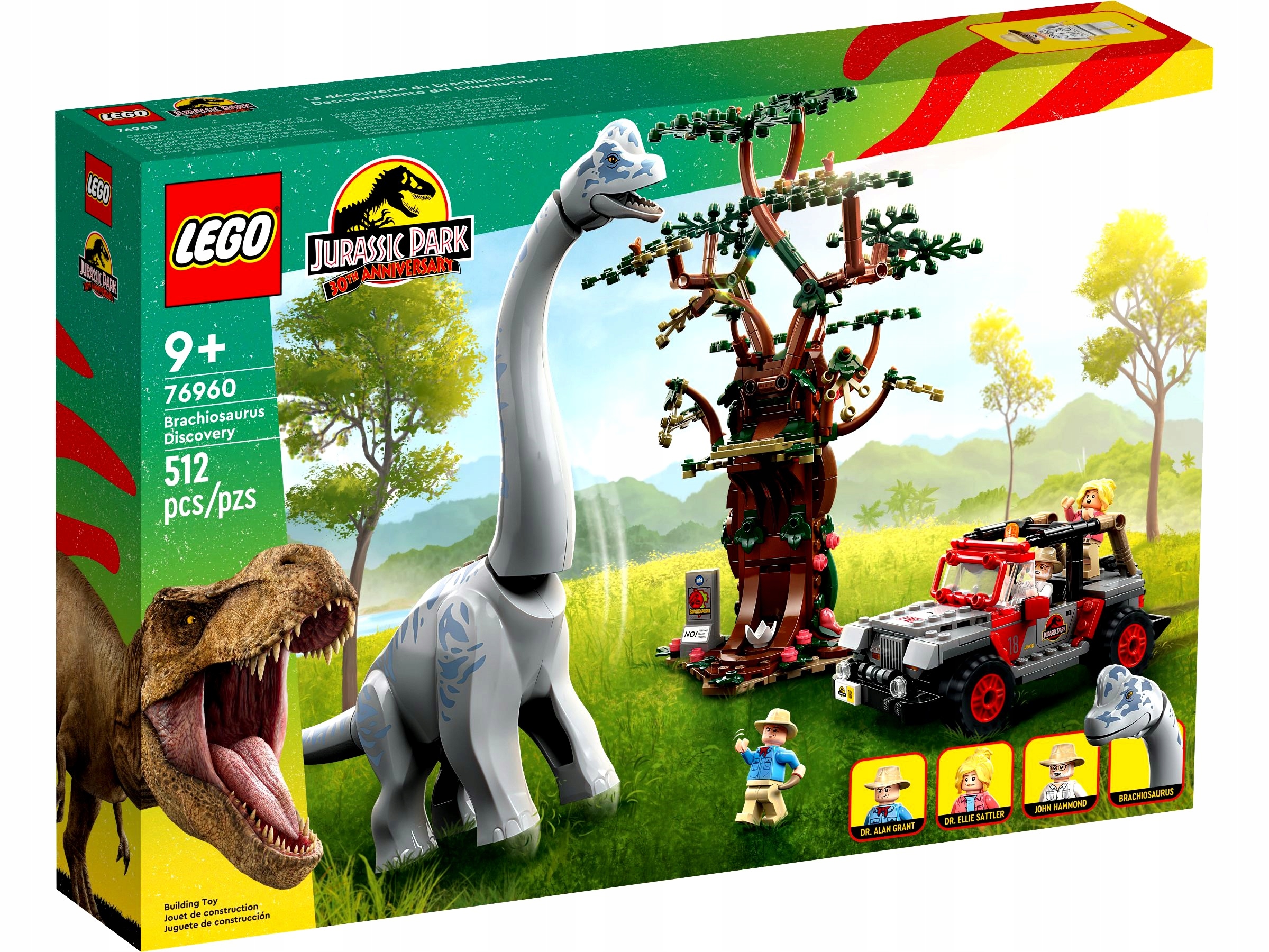 Klocki LEGO Jurassic World - Odkrycie brachiozaura 76960