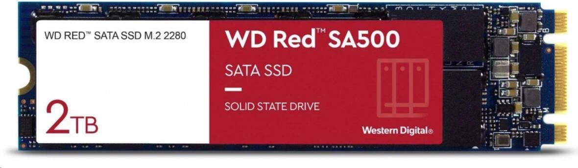 Dysk Ssd M.2 Sata Wd Red SA500 2TB 560MB/s (WDS200T1R0B)