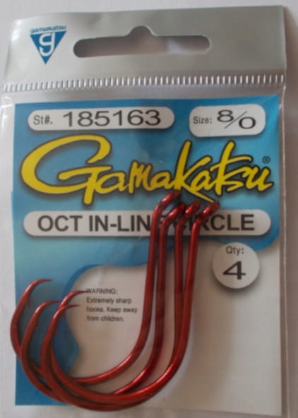 Haczyki Octopus Red 8/0 op. 4 szt.
