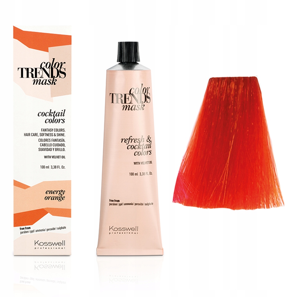 Barvicí kondicionér Oranžová maska na vlasy Ruda Energy Orange