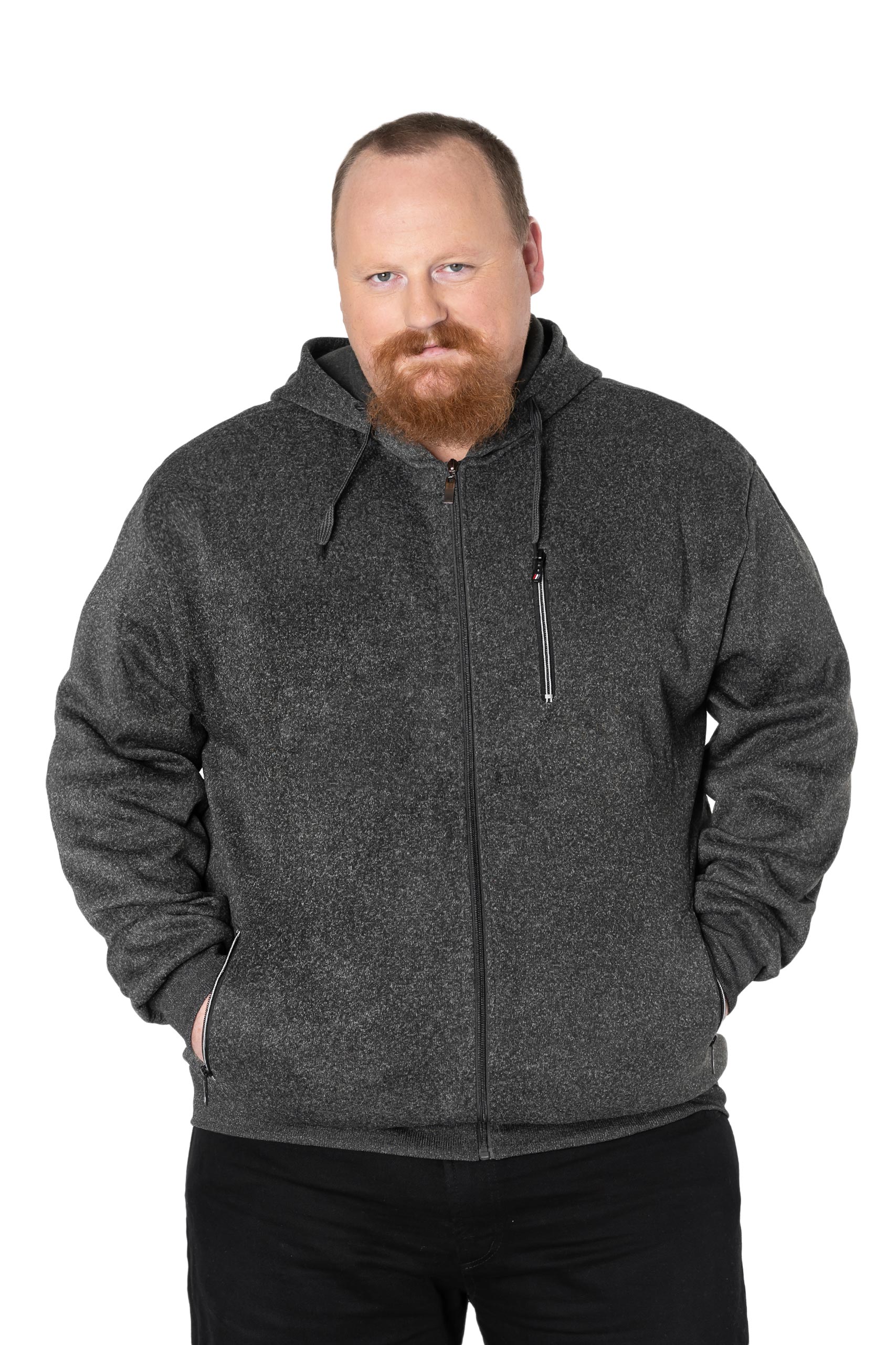 

Duża Bluza Dresowa Męska Rozsuwana 2923-02 r 7XL