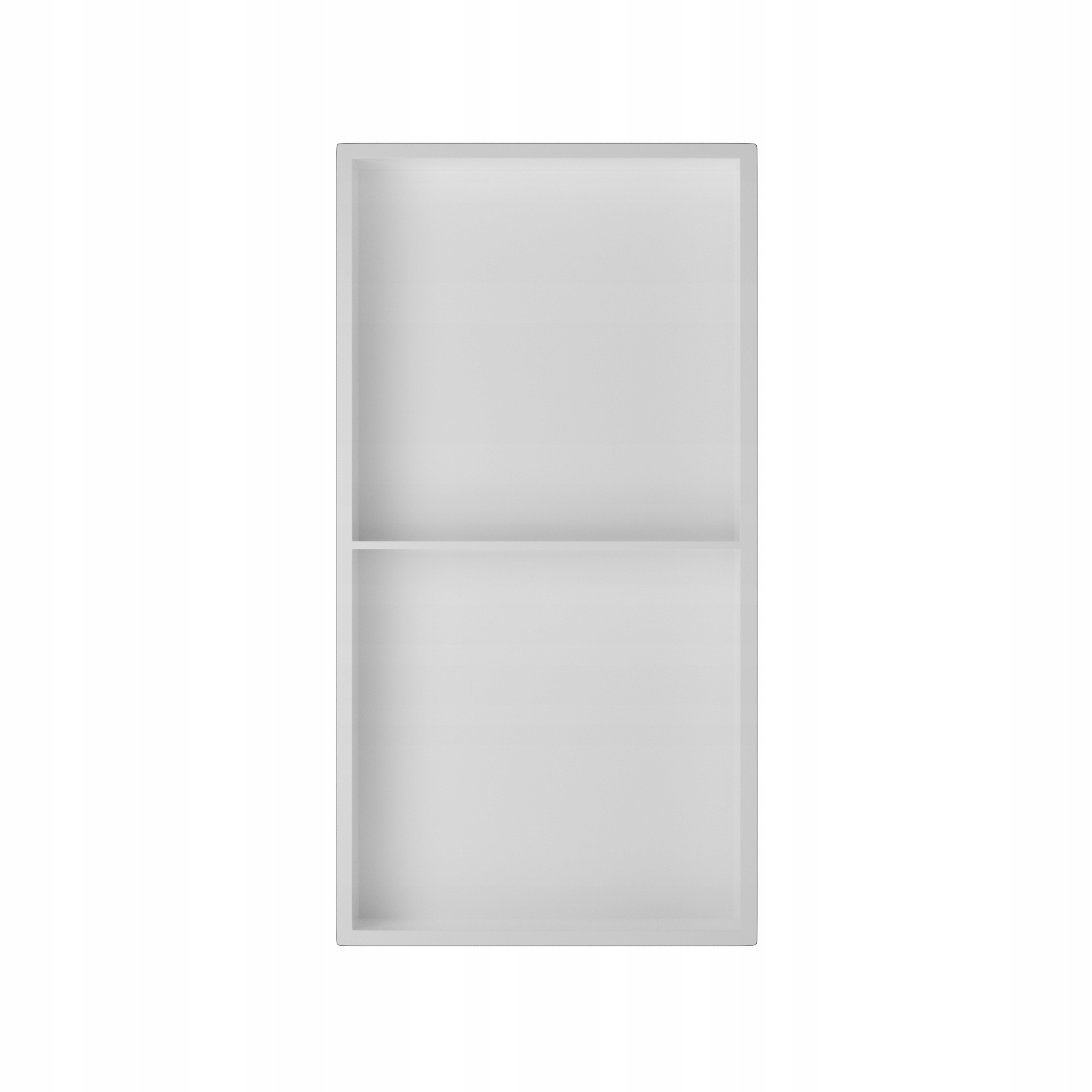 Półka Wnękowa Łazienkowa Q-box 2 Podtynkowa Biała 60x30x10cm Aquauno
