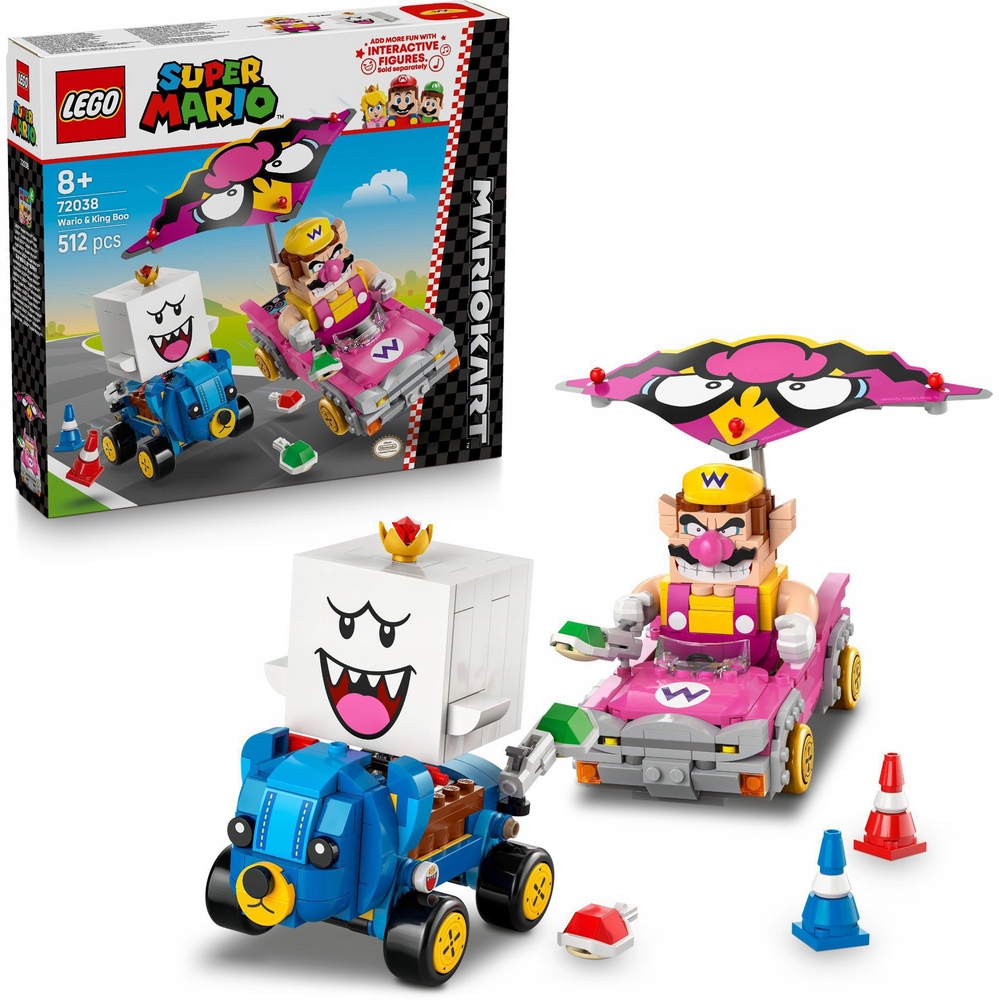 Lego Mario 72038 Mario Kart Wario a King Boo