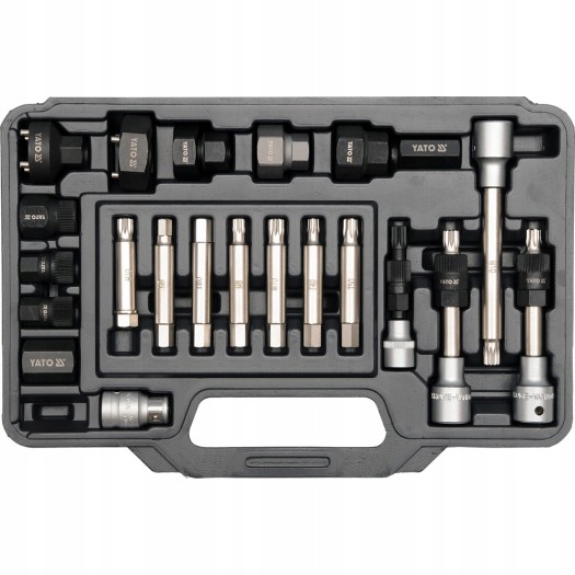 Sada Kľúčov Na Alternátor So Spojkou 22 Ks Časti Kufra