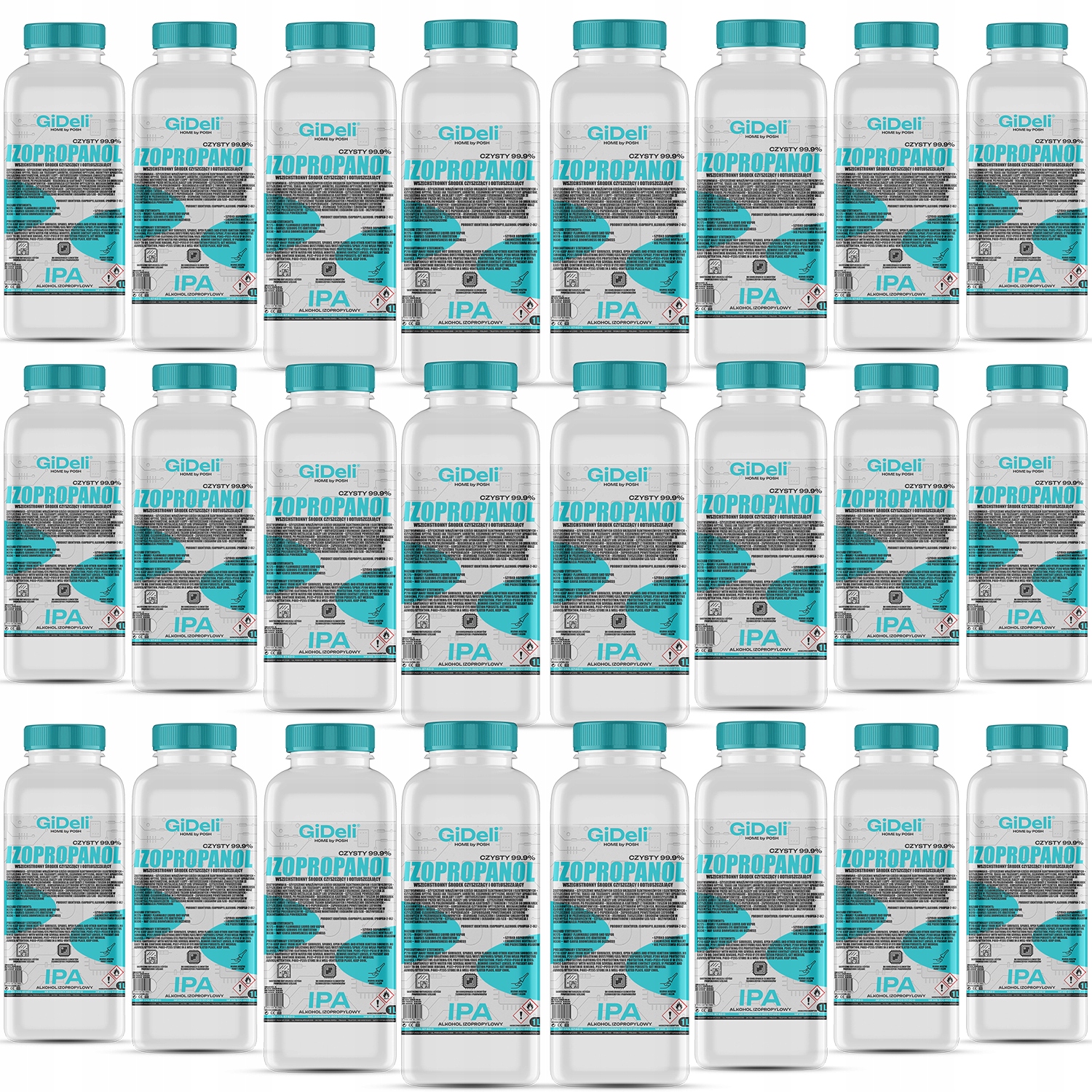 Isopropylalkohol 24x 1L GiDeli Ipa Isopropanol 99,9%