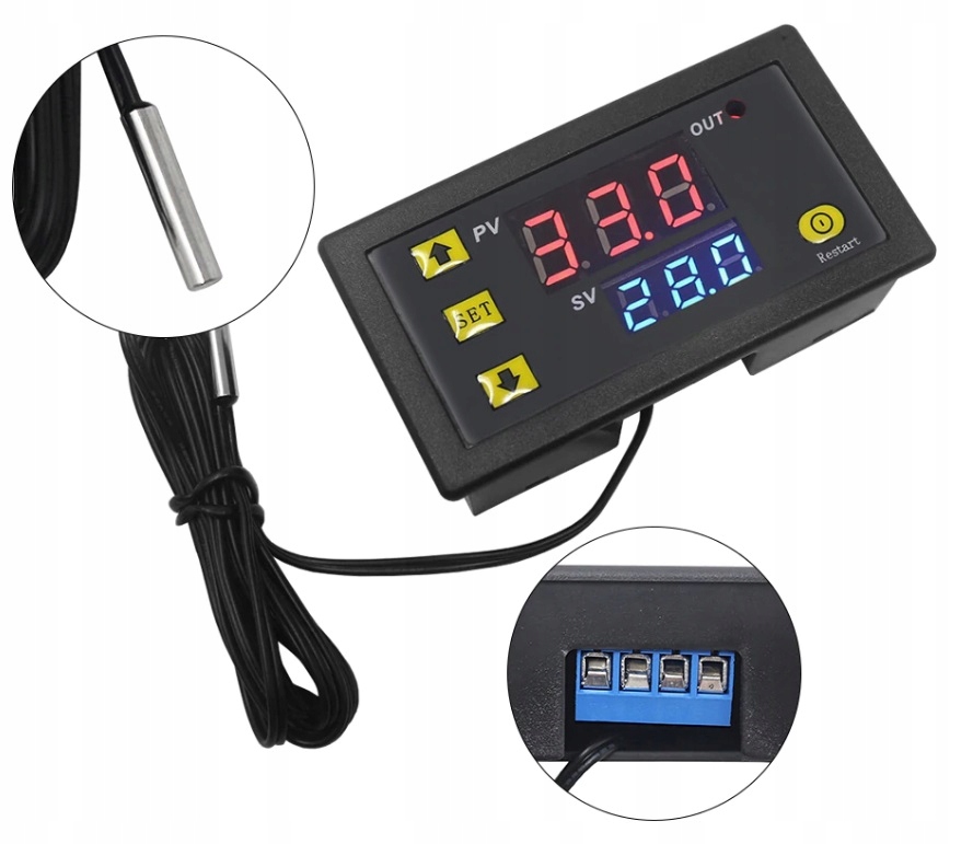 

Regulator Temperatury Termostat Cyfrowy 230V Ac