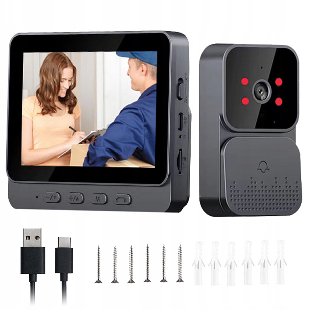 Bezdrátový Videodomofon S Inteligentní Kamerou, Obousměrný Interkom