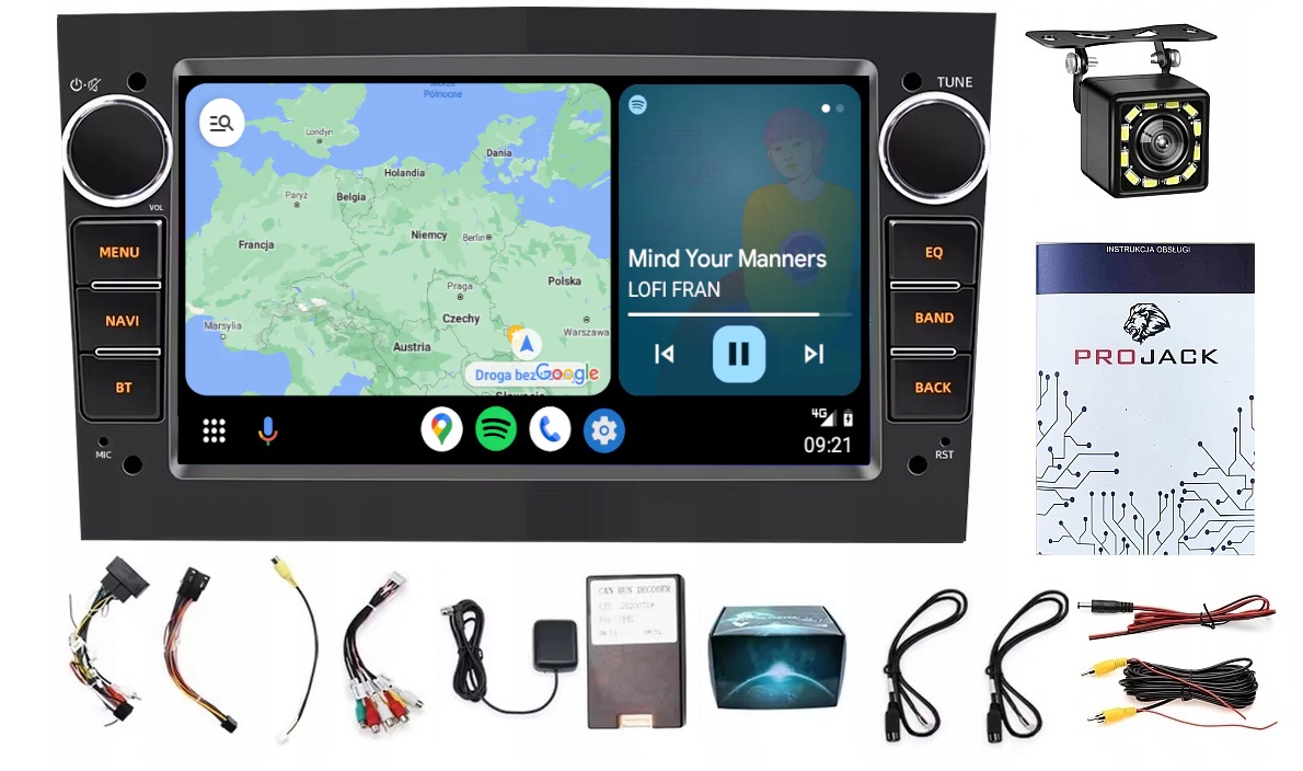 Gps Navigace Opel Antara 2006-2011 Usb Wifi Bt Carplay 4/64GB