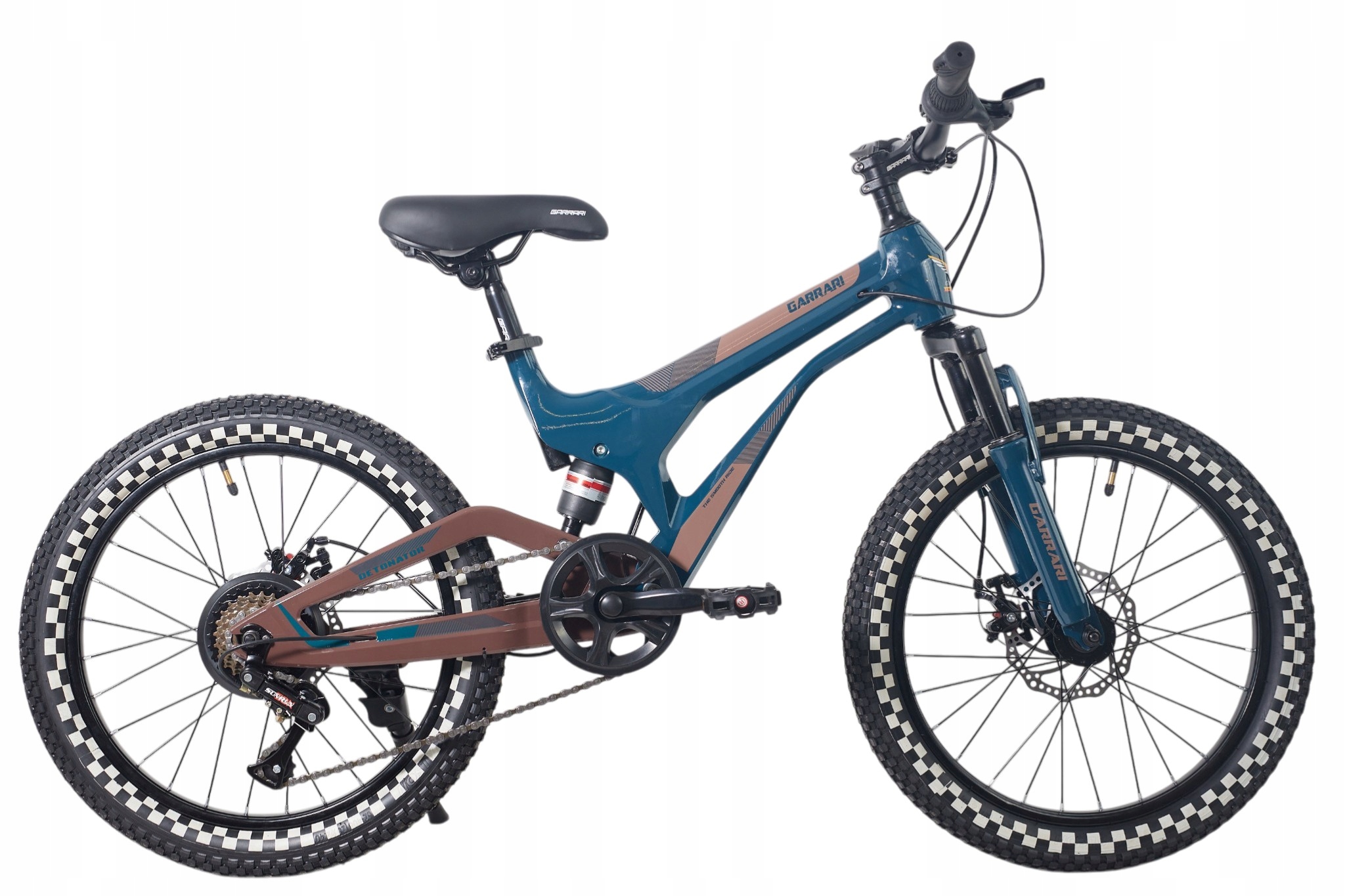 Rower 20 Mtb Górski Dla Chłopaka Amortyzowana Rama Amortyzator Przerzutki