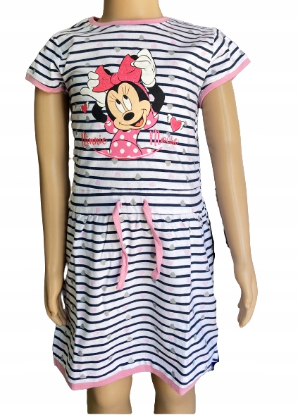 

Sukienka Dziewczęca Bawełniana Myszka Minnie 128
