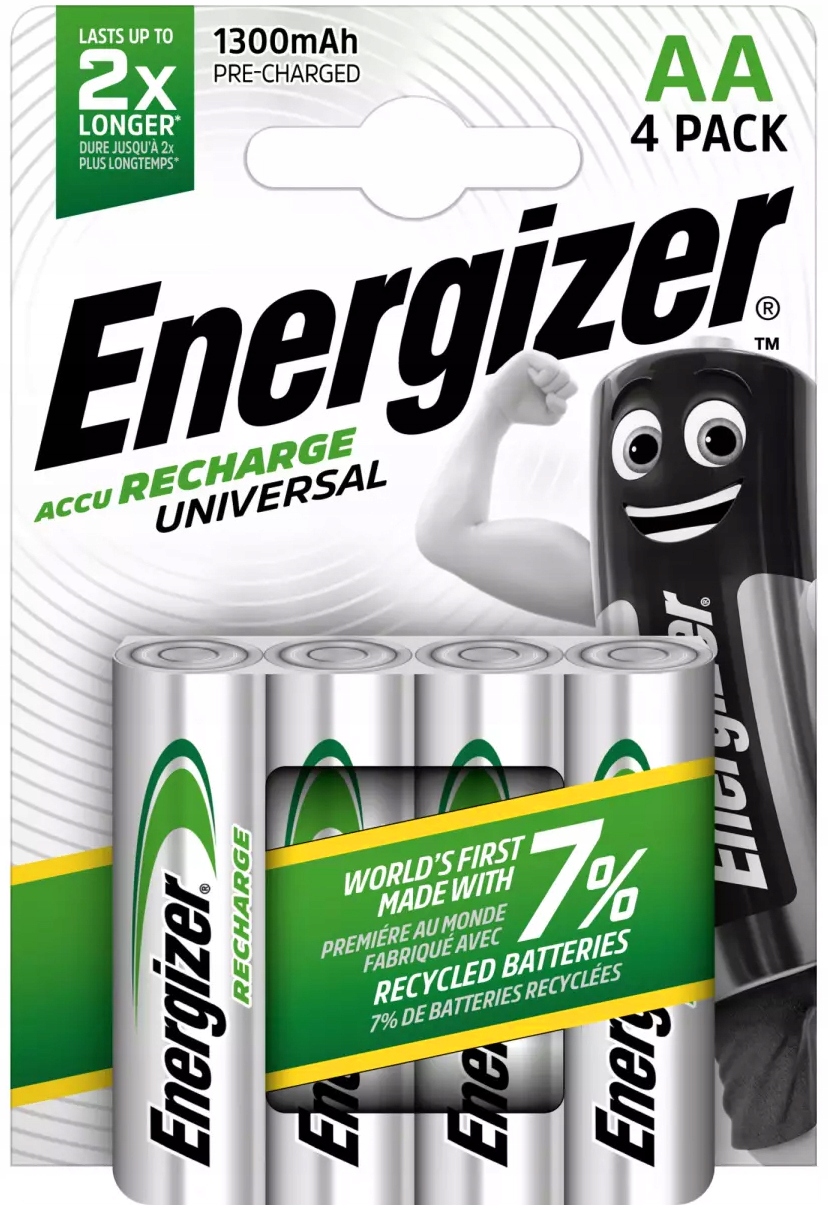

4x Akumulatorki Energizer Aa R6 1300 mAh 1,2V