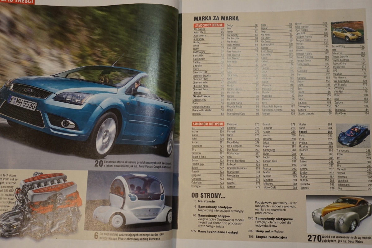SAMOCHODY ŚWIATA 2007 NOWY AUTO KATALOG Język publikacji polski