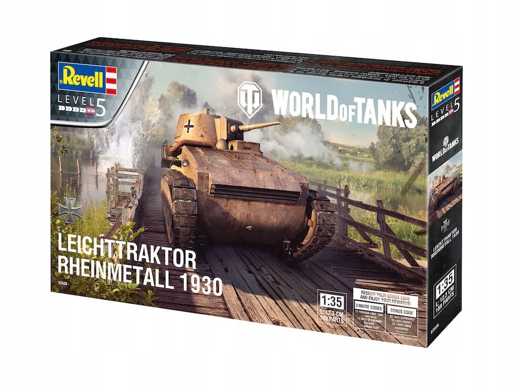 1:35 WoT Leichttraktor Rheinmetall 1930 Revell 03506