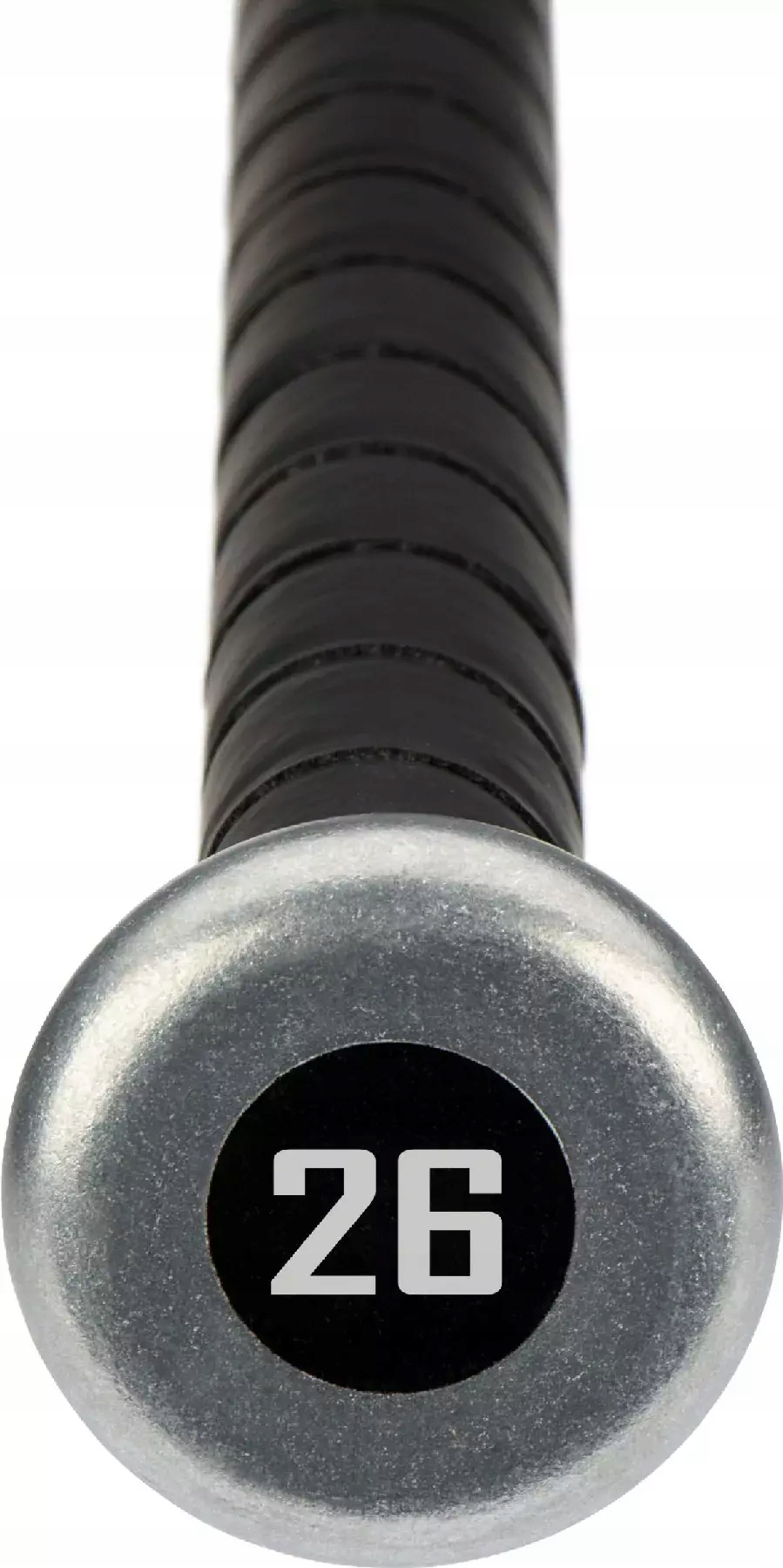 Kij baseballowy bejsbolowy aluminiowy AVENTO 65cm / 26 cali Model bat bejsbolowy do baseballa srebrny