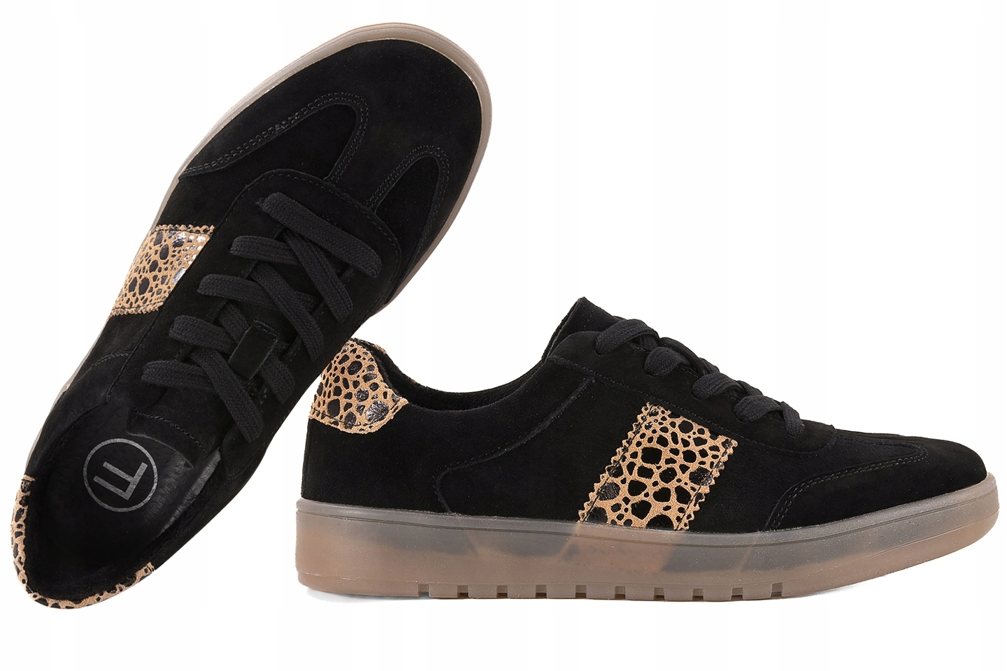 Filippo DP6770 Dámské Sportovní Polobotky Kožené Černé 37 Černá