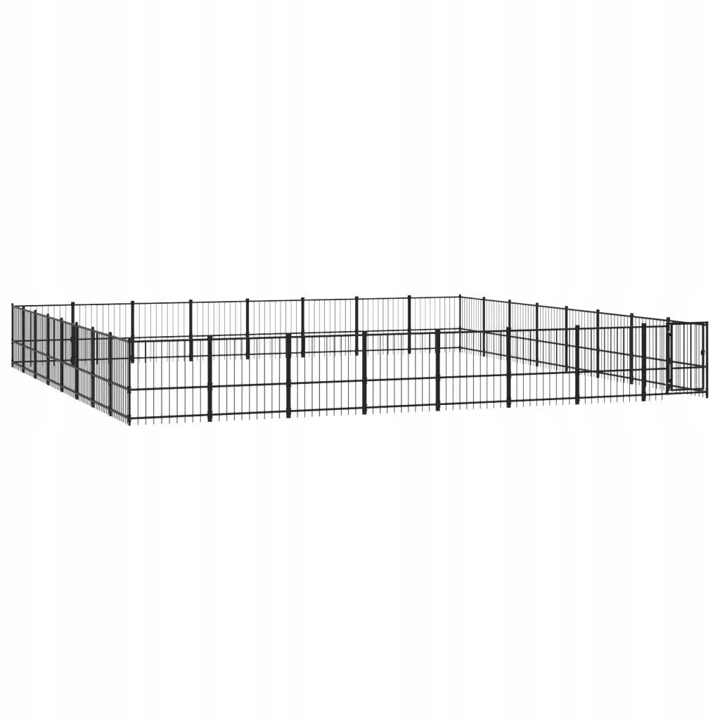 Levně Kotec pro psa venkovní, ocelová, 60,22 m²