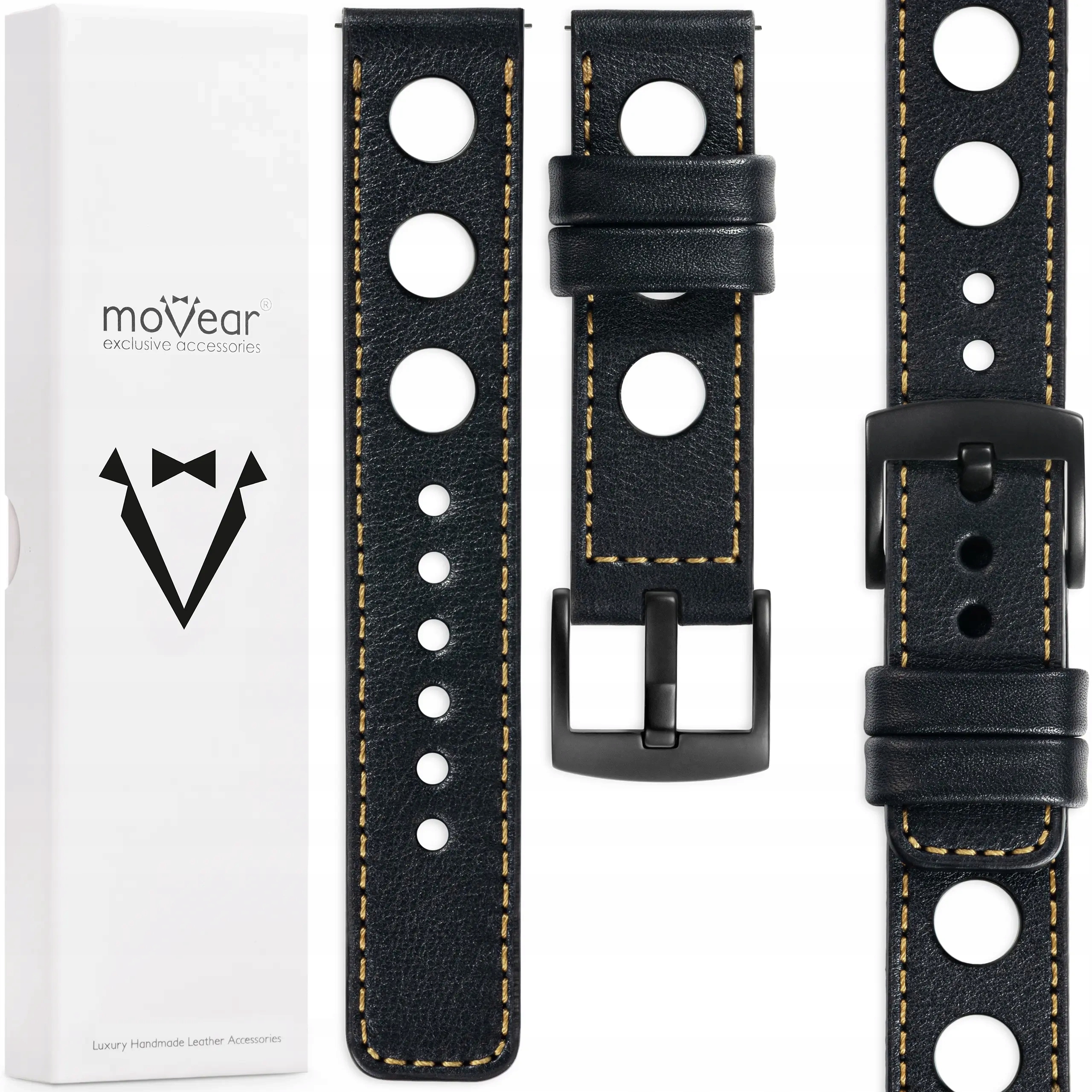 Pásek 22 mm pro Samsung Gear S3 Galaxy Watch 3 45/46 mm kožený