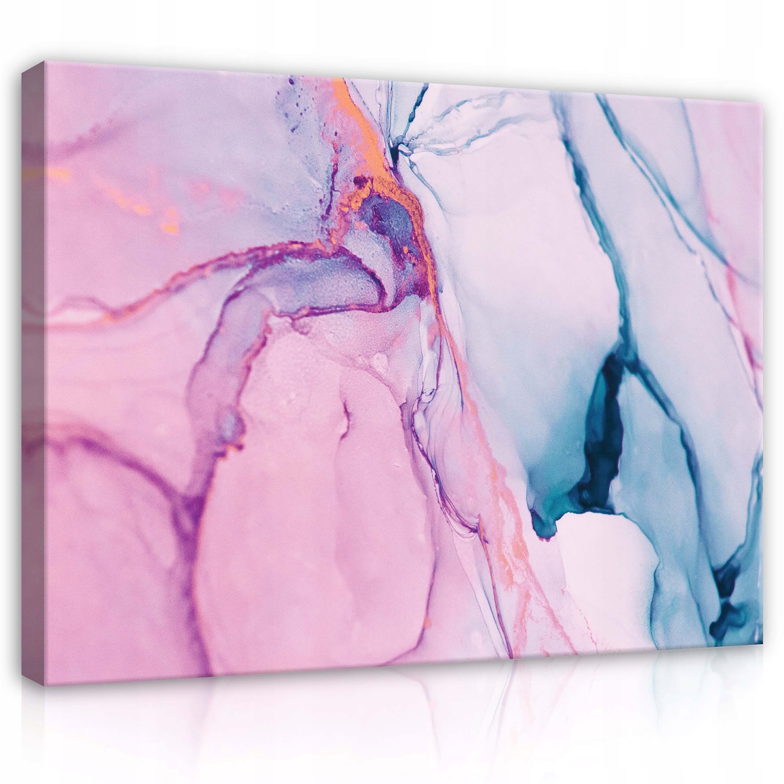 Obraz 80x60 Abstrakce Fluid Art Mramor Akryl Pastel Klid Harmonie
