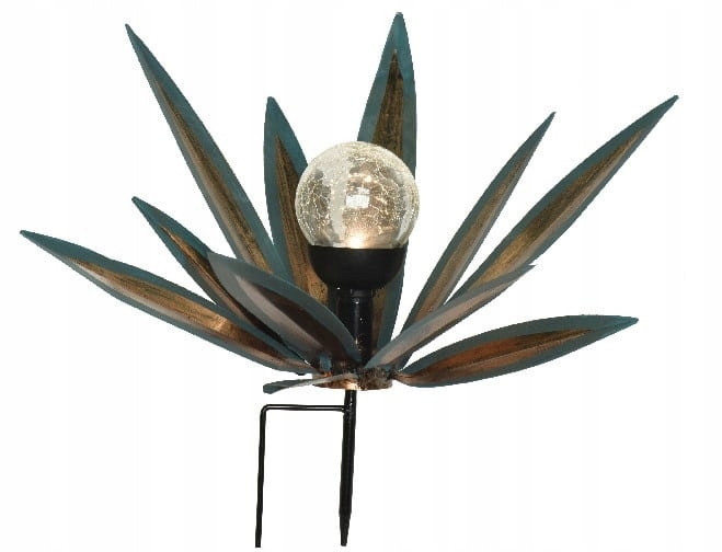 Lampa Solarna kwiat solarny wbijana lampa solarna kwiat 39 cm