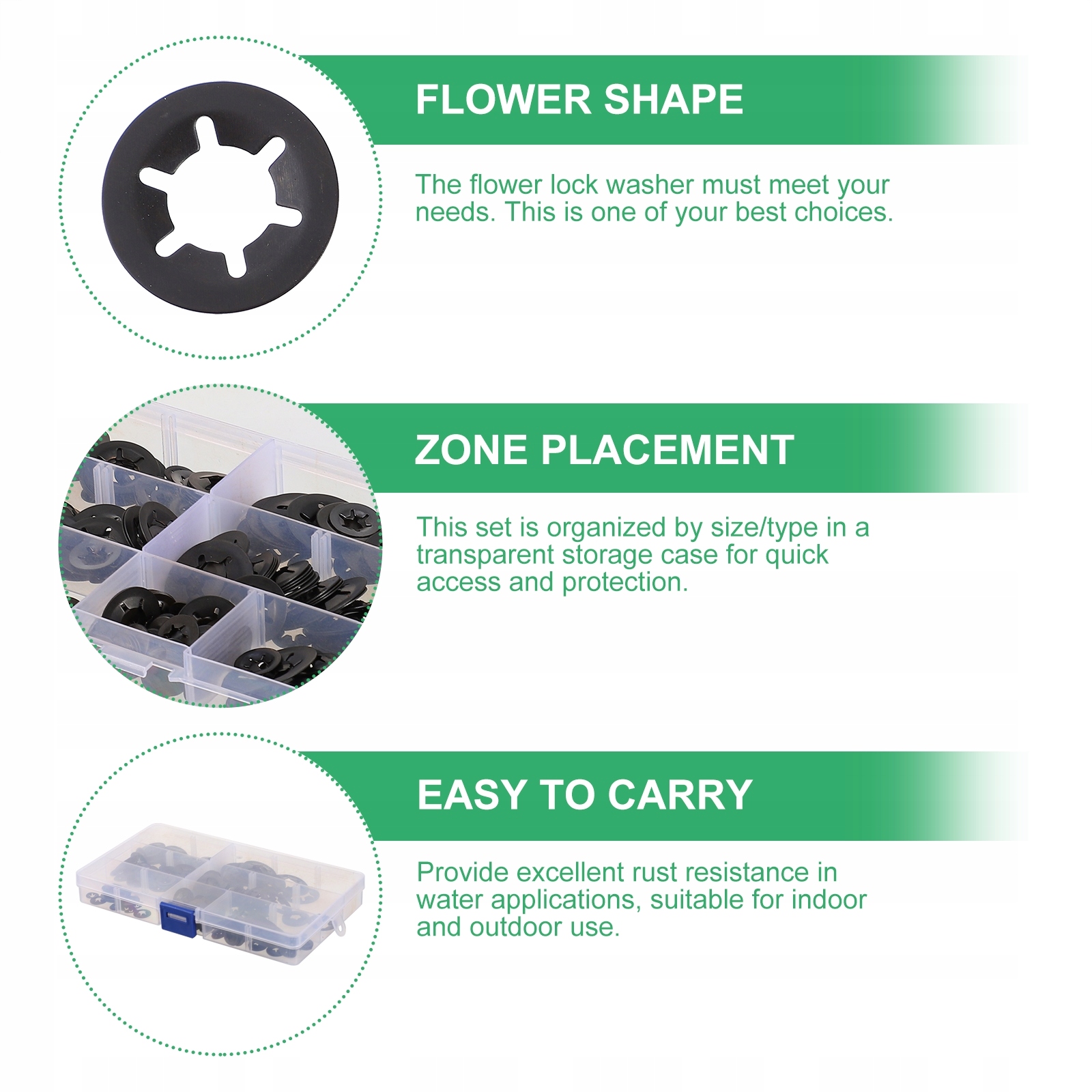 ZESTAW ASORTYMENTU PODKŁADEK BLOKUJĄCYCH PODKŁADKI Kod producenta 11323018