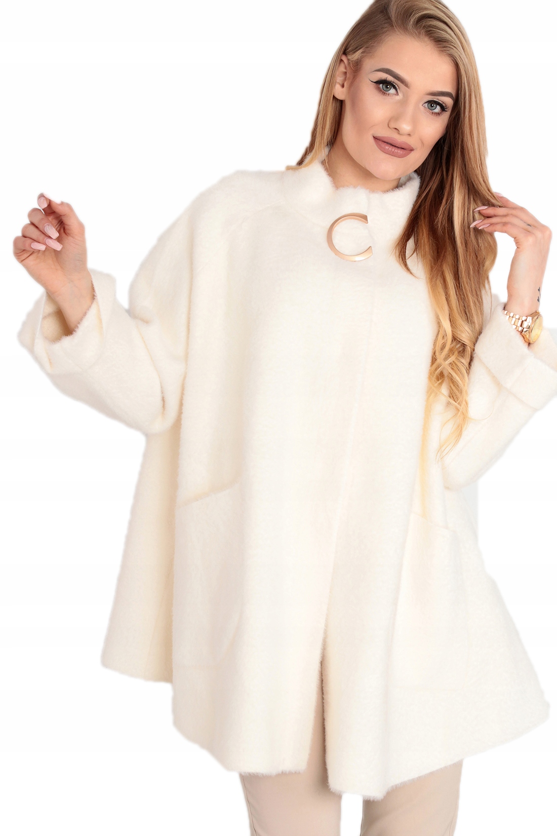 

Kurtka Sweter Alpaka Nietoperz Ecru 2012