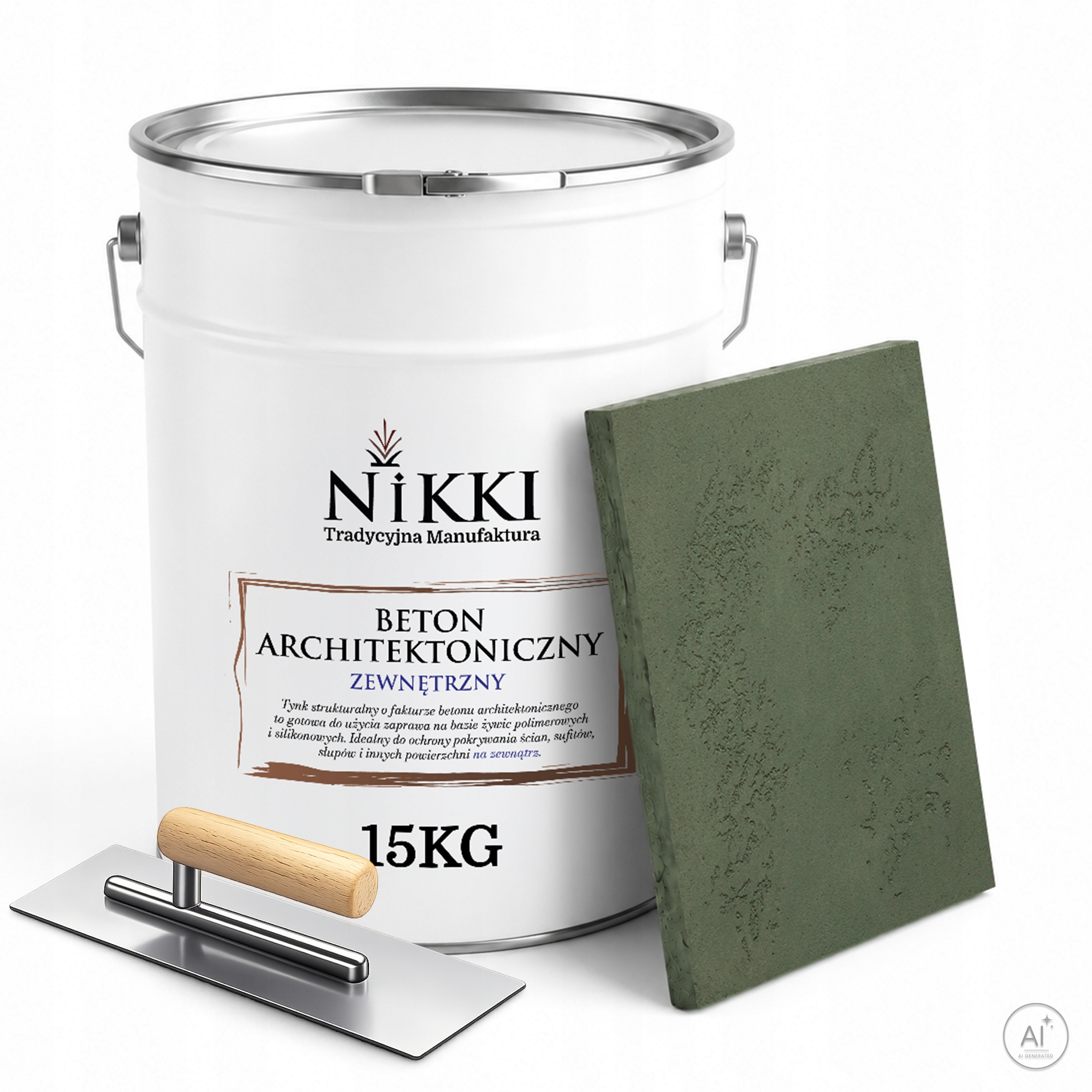 Dekorativní venkovní architektonický beton 10 m2 15 kg Zeleň tmavá Paca
