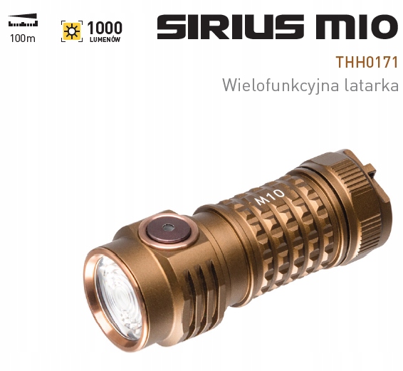Wielofunkcyjna latarka Mactronic 1000 lm SIRIUS M10 Marka Mactronic